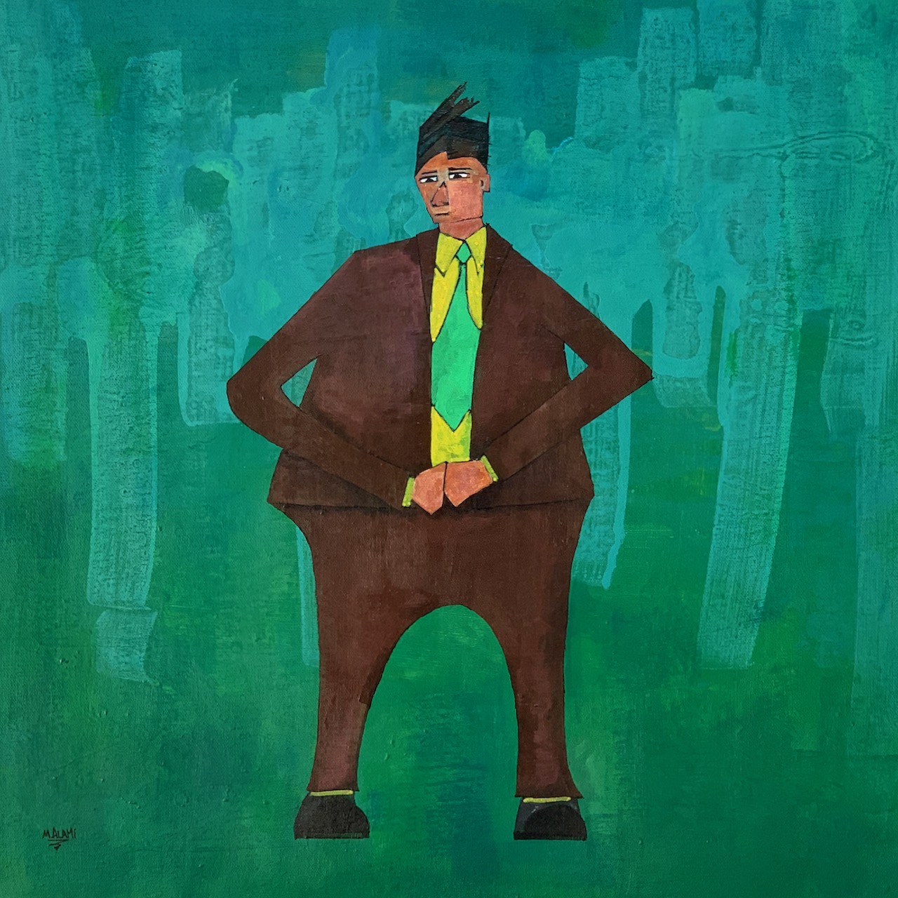 Painting of Man in a suit